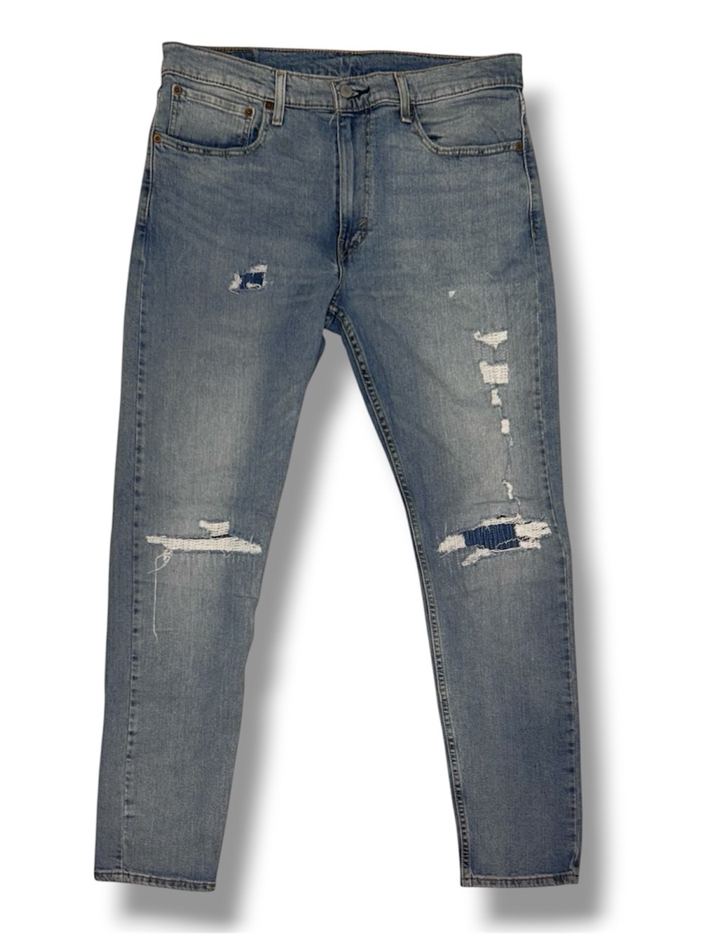 Levi’s Premium 512 Slim Taper Fit Levi’s Flex Men’s Distressed Jeans W36 x L34